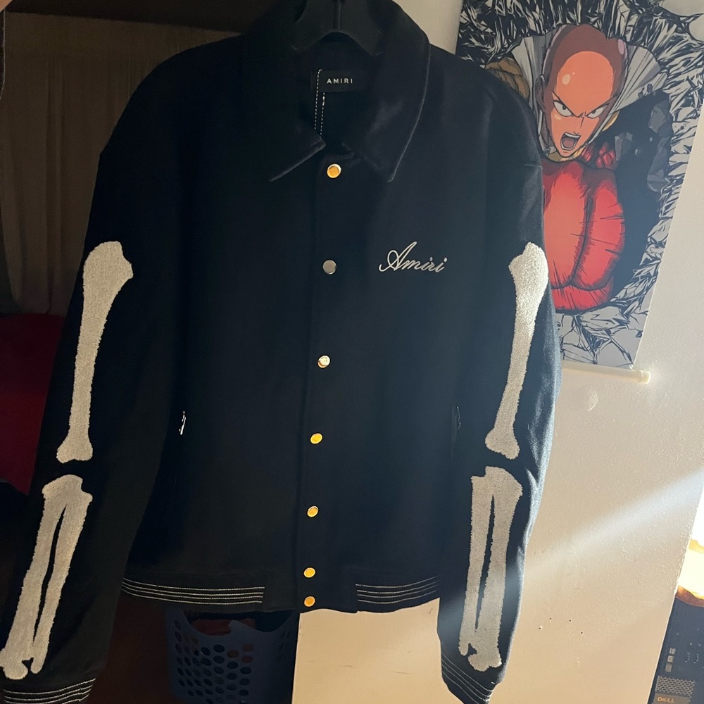 Amiri Skeleton Varsity Jacket